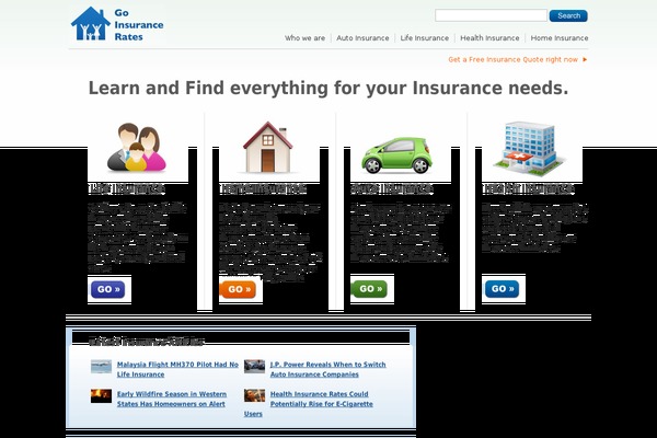 www.goinsurancerates.com WordPress theme, websites list used www.goinsurancerates.com theme www.goinsurancerates.com theme websites examples