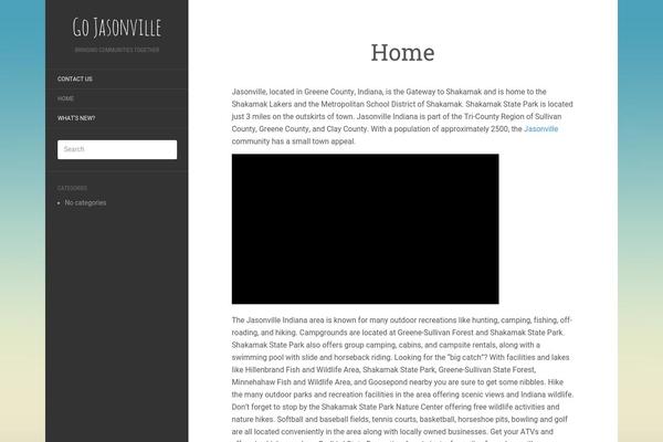 gojasonville.com site used Flat