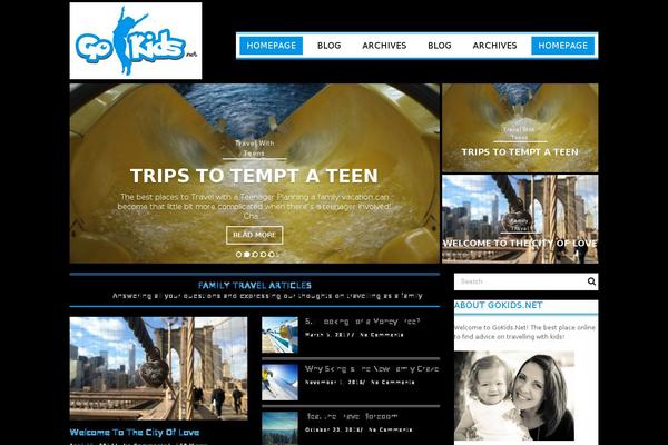 Santiago theme site design template sample