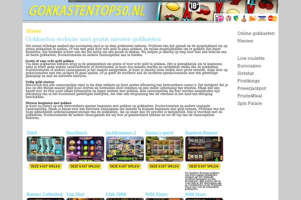 WordPress website example screenshot