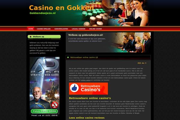 Goldencasino theme websites examples