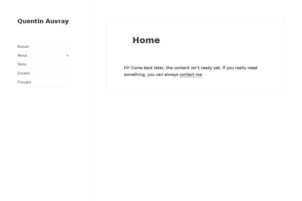 Twenty Fifteen theme site design template sample