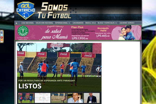golcatracho.com site used Gol