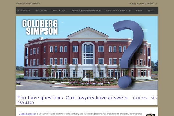 goldbergsimpson.com site used Goldberg-simpson