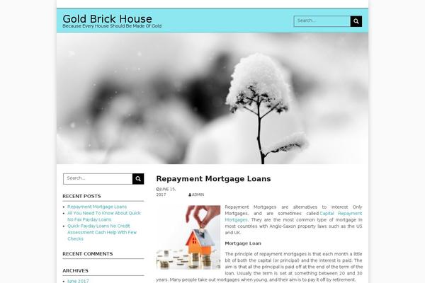 goldbrickhouse.co.uk site used Coral Snowy