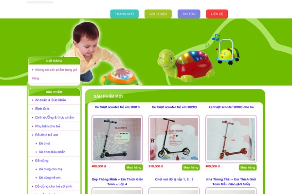 BabyStreet theme site design template sample