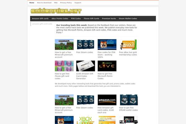 Volt theme site design template sample
