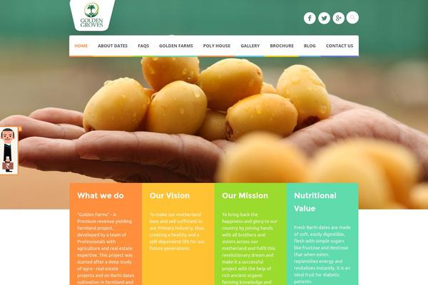 Agrofields theme site design template sample
