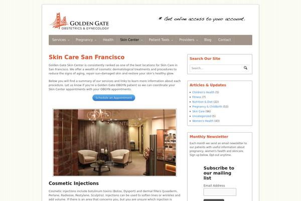 WordPress website example screenshot