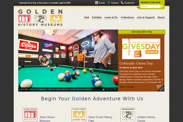 goldenhistory.org site used Ghm