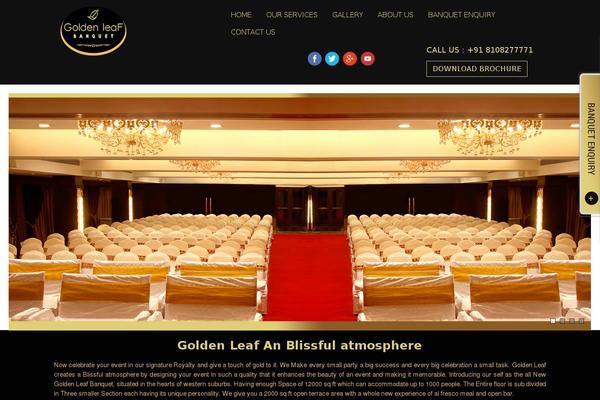 goldenleafbanquet.com site used Goldenleaf