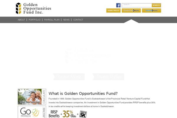 goldenopportunities.sk.ca site used Golden-opportunities