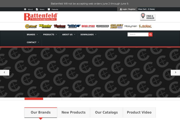 Battenfeld theme site design template sample