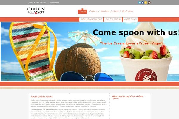 goldenspoon.com site used Justshop