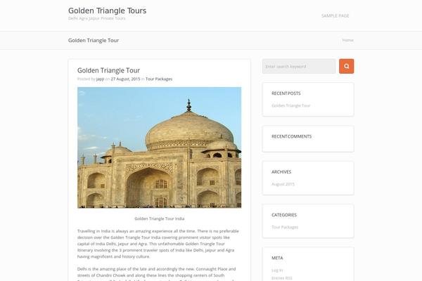 goldentriangletourz.com site used Travel Planet