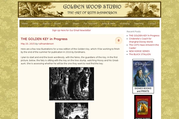 goldenwoodstudio.com site used Orange