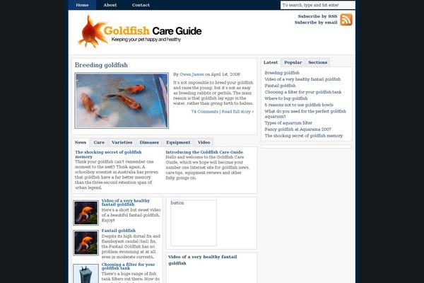WordPress website example screenshot