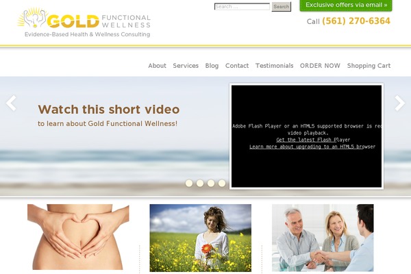 goldfunctionalwellness.com site used Goldtheme