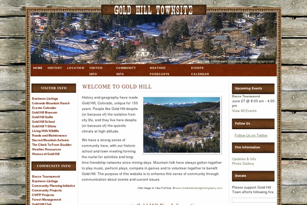 goldhilltown.com site used Goldhill