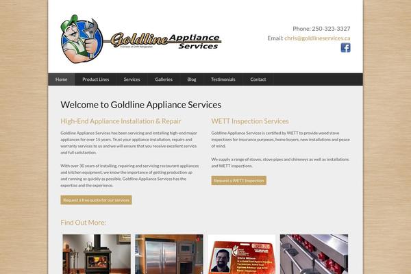 goldlineappliances.com site used Function