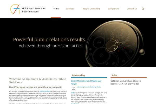 WordPress website example screenshot