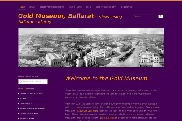 goldmuseum.com.au site used Chateau-master