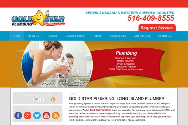 goldstar-plumbing.com site used Footbridge