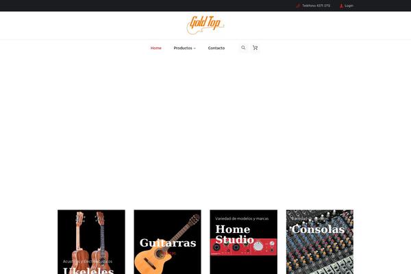 goldtop.com.ar site used Musicplace