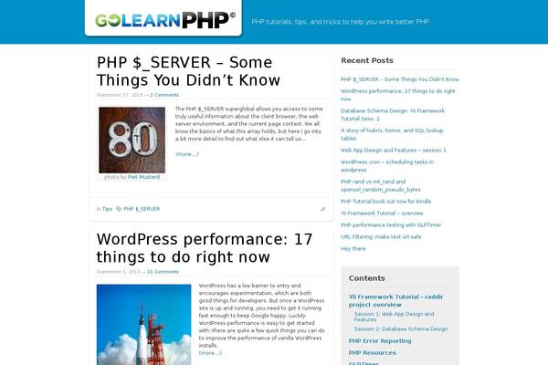 golearnphp.com site used Standard_golearnphp