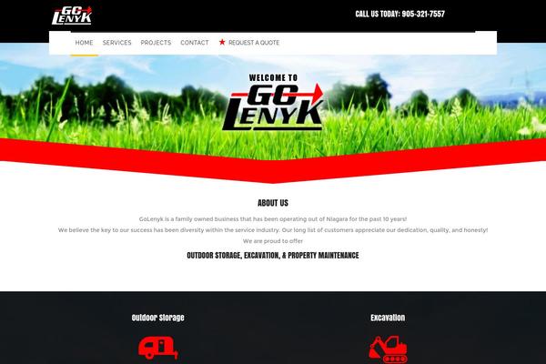 golenyk.com site used Blaszok eCommerce Theme