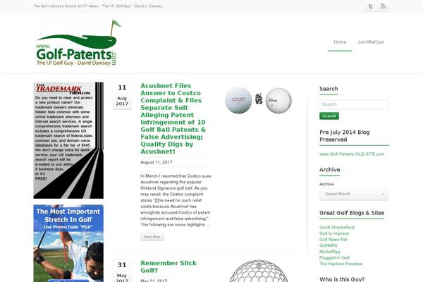 golf-patents.com site used Colormag-pro