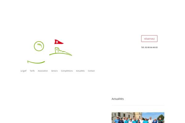 Divi theme site design template sample