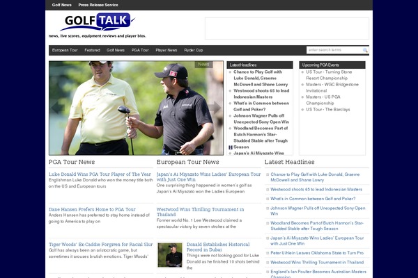 golf-talk.co.uk site used Wp-mediamag-basic