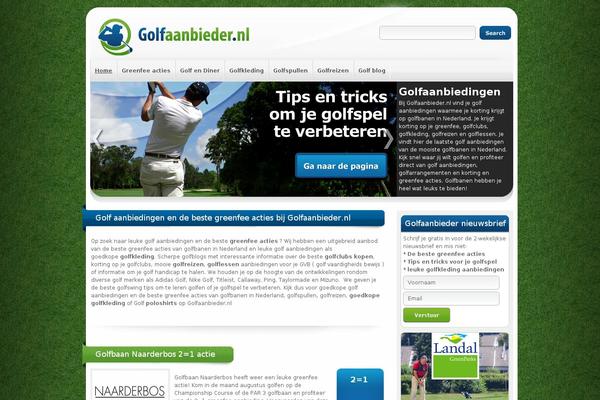 golfaanbieder.nl site used Golfaanbieder