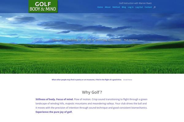 golfbodyandmind.com site used Cuckoobizz-child