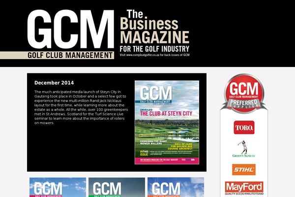 golfclubmanagement.co.za site used Gcm