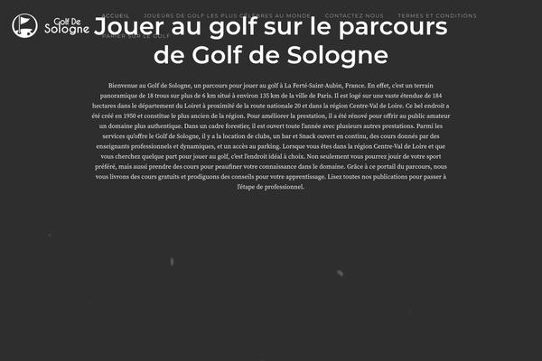 golfdesologne.fr site used Dynamix