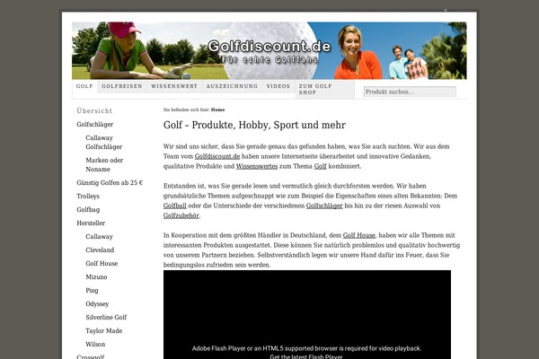 golfdiscount.de site used Wpex-corporate-premium