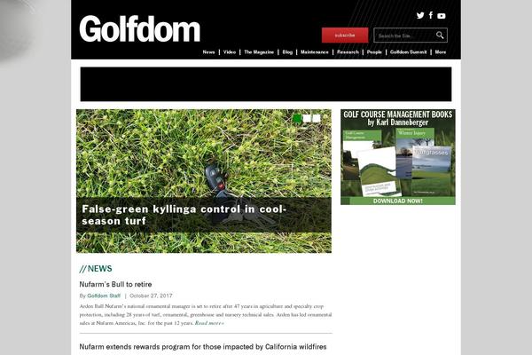 golfdom.com site used WP-Bold v.1.09