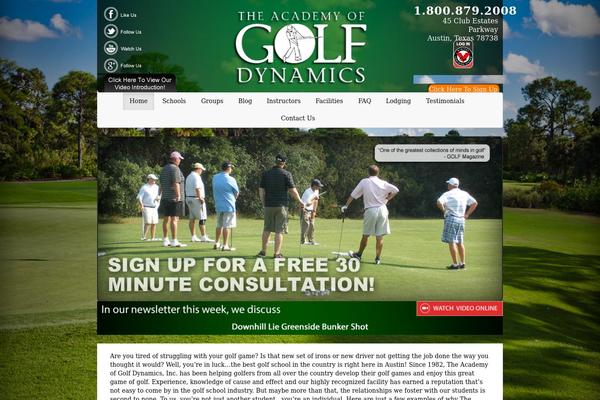 golfdynamics.com site used Bootstrap-ver.2