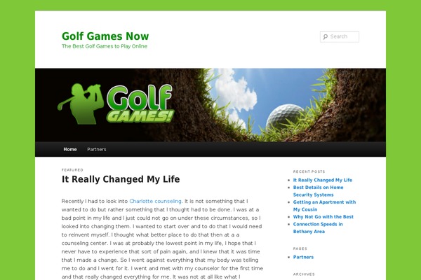 Twenty Eleven theme site design template sample