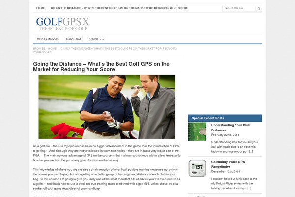 golfgpsx.com site used Channelpro