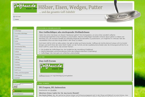 golfhaus.de site used Golfhaus