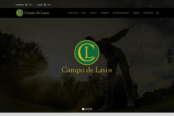 Leisure theme site design template sample