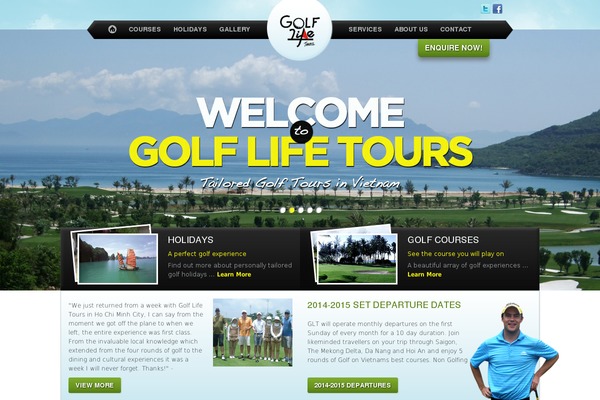 golflifetours.com site used Golf