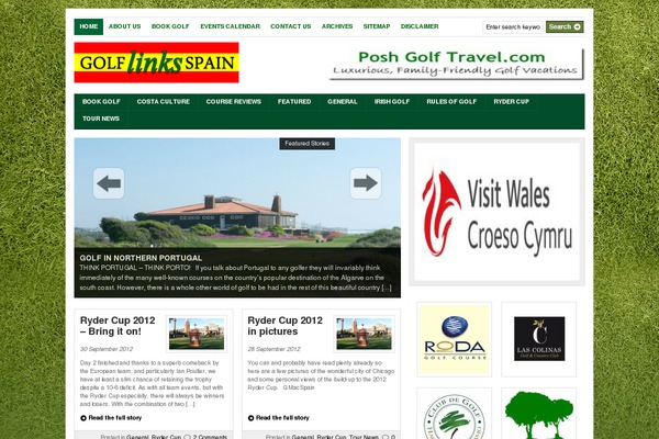 golflinksspain.com site used Gazette
