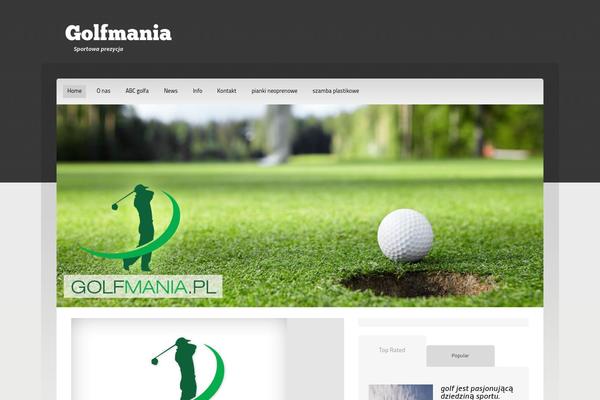 golfmania.pl site used Golfmania