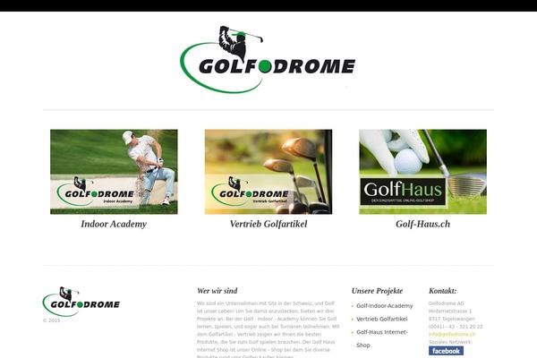 golfodrome.ch site used Theme46546
