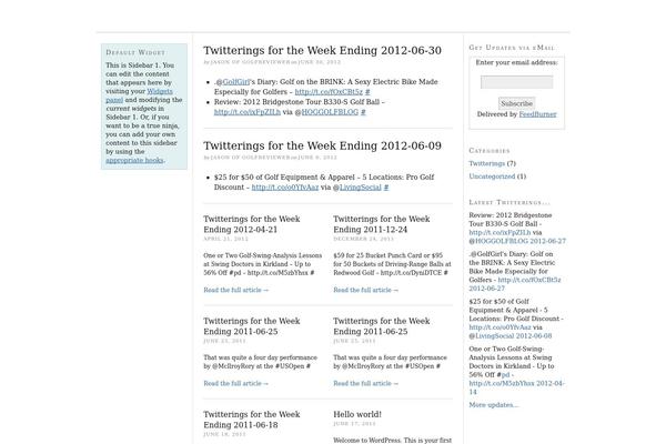 WordPress website example screenshot