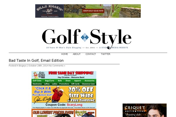 golfstyle.guru site used Newspaper-10-old